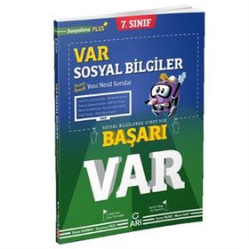 7. Sınıf VAR Sosyal Bilgiler Yeni Nesil Soru Bankası-Arı Yayınları