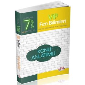 7. Sınıf VIP Fen Bilimleri Konu Anlatımlı - Editör Yayınları