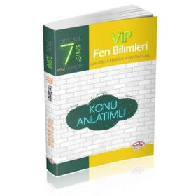 7. Sınıf VIP Fen Bilimleri Konu Anlatımlı - Editör Yayınları