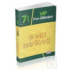 7. Sınıf VIP Fen Bilimleri Soru Bankası Editör Yayınları