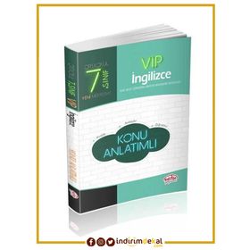 7. Sınıf VIP İngilizce Konu Anlatımlı - Editör Yayınları