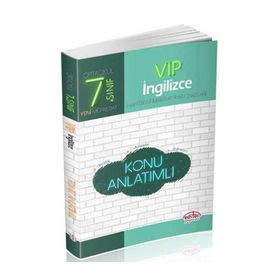 7. Sınıf VIP İngilizce Konu Anlatımlı - Editör Yayınları