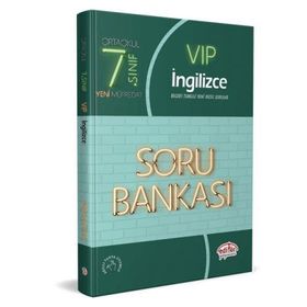 7.sınıf VIP İngilizce Soru Bankası Editör Yayınları