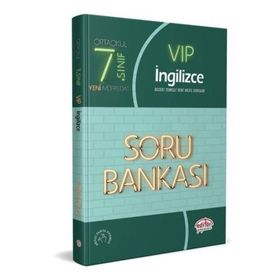 7.sınıf VIP İngilizce Soru Bankası Editör Yayınları