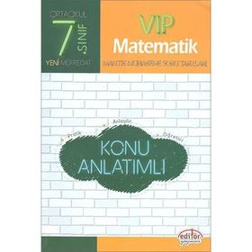7. Sınıf VIP Matematik Konu Anlatımlı - Editör Yayınları