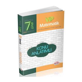 7. Sınıf VIP Matematik Konu Anlatımlı - Editör Yayınları
