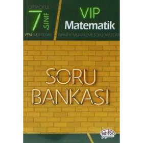 7. Sınıf Vip Matematik Soru Bankası Editör Yayınevi
