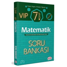 7. Sınıf Vip Matematik Soru Bankası Editör Yayınevi