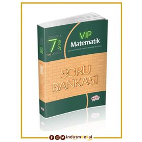 7. Sınıf VIP Matematik Soru Bankası Editör Yayınları