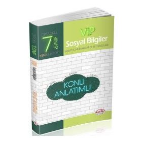 7. Sınıf VIP Sosyal Bilgiler Konu Anlatımı - Editör Yayınları