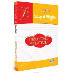 7. Sınıf VIP Sosyal Bilgiler Konu Anlatımı - Editör Yayınları