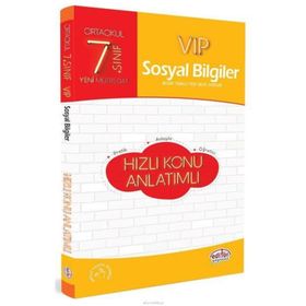 7. Sınıf VIP Sosyal Bilgiler Konu Anlatımı - Editör Yayınları