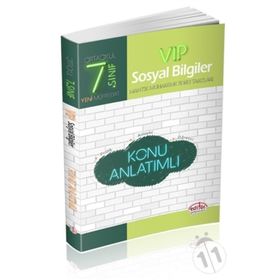 7. Sınıf VIP Sosyal Bilgiler Konu Anlatımlı - Hüseyin Gül