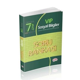 7. Sınıf VIP Sosyal Bilgiler Soru Bankası Editör Yayınevi