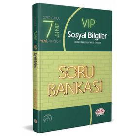 7. Sınıf VIP Sosyal Bilgiler Soru Bankası Editör Yayınevi