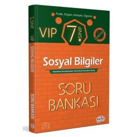 7. Sınıf VIP Sosyal Bilgiler Soru Bankası Editör Yayınevi