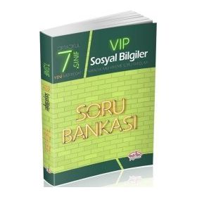 7. Sınıf VIP Sosyal Bilgiler Soru Bankası Editör Yayınları
