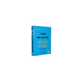 7. Sınıf VİP Tüm Dersler Konu Anlatımlı Mavi Kitap - Editör Yayınları