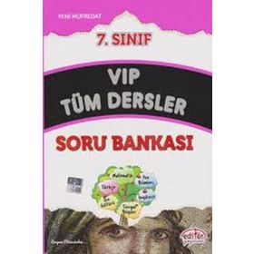 7.Sınıf VIP Tüm Dersler Soru Bankası Editör Yayınları