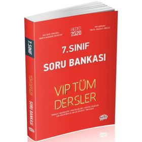 7.Sınıf VIP Tüm Dersler Soru Bankası Kırmızı Editör Yayınları