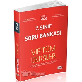 7.Sınıf VIP Tüm Dersler Soru Bankası Kırmızı Editör Yayınları