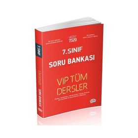 7.Sınıf VIP Tüm Dersler Soru Bankası Kırmızı Editör Yayınları