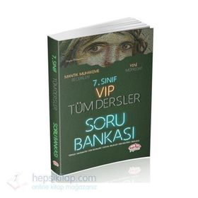 7.Sınıf VIP Tüm Dersler Soru Bankası Kırmızı Editör Yayınları