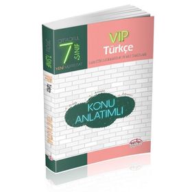 7. Sınıf VIP Türkçe Konu Anlatımlı Editör Yayınları