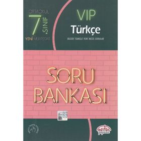 7. Sınıf Vip Türkçe Soru Bankası Editör Yayınevi
