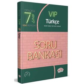 7. Sınıf VIP Türkçe Soru Bankası Editör Yayınları