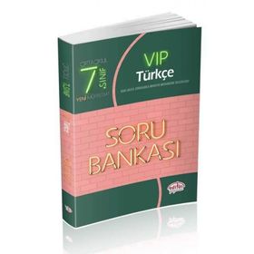7. Sınıf Vip Türkçe Soru Bankası Test Kitabı Editör Yayınevi