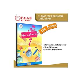 7. Sınıf Yaz Tatil Eğlencem-Palme Yayınları
