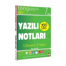 7. Sınıf Yazılı Notları 1.Dönem 1 ve 2.Yazılı-Tonguç Akademi Yayınları