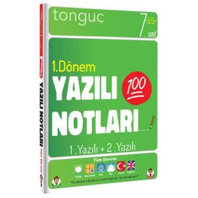 7. Sınıf Yazılı Notları 1.Dönem 1 ve 2.Yazılı-Tonguç Akademi Yayınları