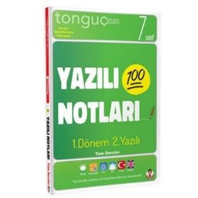 7. Sınıf Yazılı Notları 1.Dönem 1 ve 2.Yazılı-Tonguç Akademi Yayınları