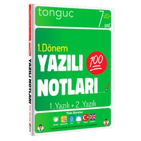 7. Sınıf Yazılı Notları Tonguç Yayınları