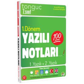 7. Sınıf Yazılı Notları Tonguç Yayınları