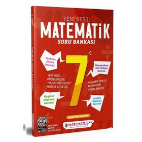7. Sınıf Yeni Nesil Matematik Soru Bankası Matematus Yayınları