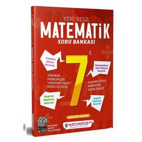 7. Sınıf Yeni Nesil Matematik Soru Bankası Matematus Yayınları