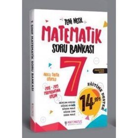 7. Sınıf Yeni Nesil Matematik Soru Bankası Matematus Yayınları