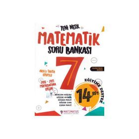 7. Sınıf Yeni Nesil Matematik Soru Bankası Matematus Yayınları
