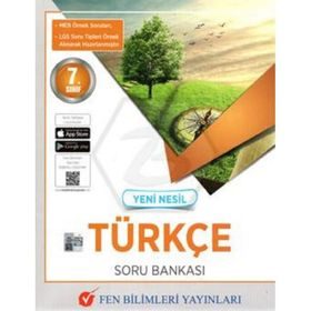 7.Sınıf Yeni Nesil Türkçe Soru Bankası-Fen Bilimleri Yayınları