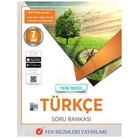 7.Sınıf Yeni Nesil Türkçe Soru Bankası-Fen Bilimleri Yayınları