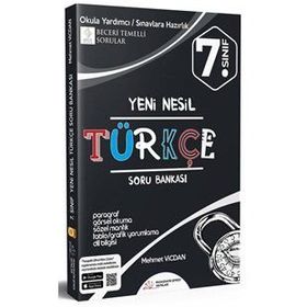 7. Sınıf Yeni Nesil Türkçe Soru Bankası-Paragrafın Şifresi Yayınları