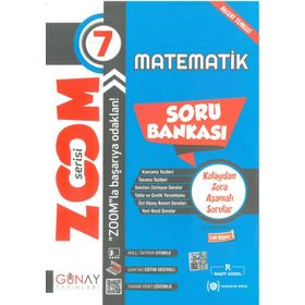 7. Sınıf Yeni Zoom Matematik Soru Bankası Günay Yayınları