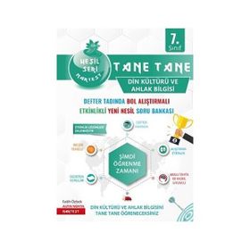 7. Sınıf Yeşil Tane Tane Din Kültürü ve Ahlak Bilgisi Soru Bankası Nartest Yayınevi