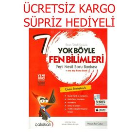 7.Sınıf Yok Böyle Fen Bilimleri Yeni Nesil Soru Bankası Çalışkan