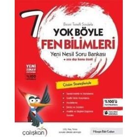 7.Sınıf Yok Böyle Fen Bilimleri Yeni Nesil Soru Bankası Çalışkan