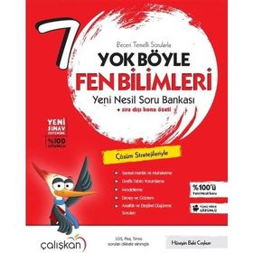 7.Sınıf Yok Böyle Fen Bilimleri Yeni Nesil Soru Bankası Çalışkan