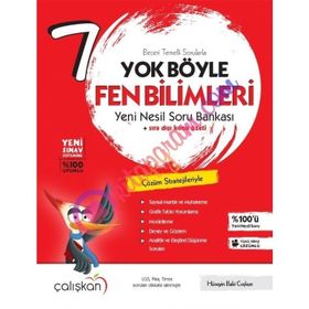 7.Sınıf Yok Böyle Fen Bilimleri Yeni Nesil Soru Bankası Çalışkan